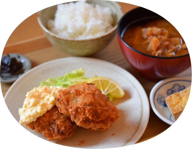 ジャンボカキフライ定食のイメージ