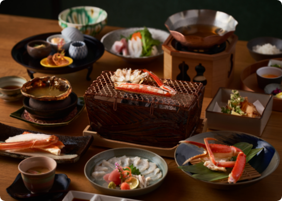 ふぐかに料理コース